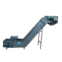 Bande transporteuse en caoutchouc PVC sur mesure pour ascenseur, avec bavette anti-débordement à angle élevé, pour levage continu en restaurant