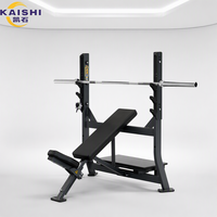 Banc de musculation incliné Olympique, équipement de salle de sport commercial, entraînement de force, musculation, machine de fitness