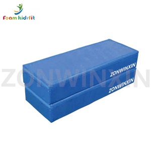 ZONWINXIN Colchoneta de aterrizaje de alta calidad para gimnasia, para barras asimétricas y vigas de equilibrio, bloques de protección azules de tipo Booster Block - Product Image 3
