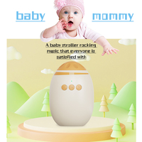 Berceau vibrant pour poussette rechargeable par USB, certifié CE/ROHS, mains libres, apaisant pour bébé, avec minuterie à vitesse réglable, bruit blanc, cadeau