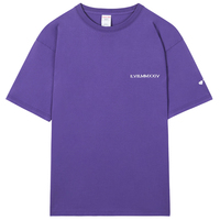 T-shirt personnalisé 100% coton brodé, 280 grammes, coupe ample unisexe, motif 3D, votre photo, logo ou n'importe quel texte