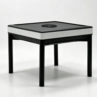 Table de Mahjong Automatique Moderne Personnalisée LUXE MAHJONG JS-EMJ01 avec Pieds en Acier Inoxydable, Silencieuse, Pliable, pour 4 Joueurs, OEM ODM