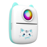 Printer Mini Multifungsi Printer Foto Termal Mini Antarmuka USB Bertenaga Baterai Multifungsi Portabel untuk Ponsel