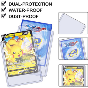 Clear 35PT Toploader Acid-free 3‘×4’ for holding TCG card Pokemond sports card MTG cards Yo-Gi-Oh <b>one</b> <b>piece</b> holder customize - Product Image 2