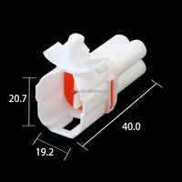 Conector de resorte enchufable macho y hembra impermeable para coche, Conector de luz de circulación diurna, 6187-4561/6180-4771