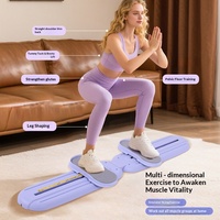 Appareil de ski pliable en plastique pour sculpter et embellir les jambes, équipement de fitness à domicile pour exercices aérobiques, entraîneur abdominal et périnéal