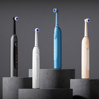 Brosse à dents électrique sonique avec tête rotative à 360° pour un nettoyage buccal complet et un nettoyage dentaire profond quotidien