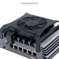 Mini PC Intel de 12.ª Generación N150 N100 N305 para Seguridad de Red, 6 Puertos LAN 2.5G POE, 1*DDR5, 1*COM, Router Firewall X86