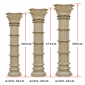 Nouveau design ABS plastique béton <span class=keywords><strong>poteau</strong></span> moule colonne ronde <span class=keywords><strong>coffrage</strong></span> pour ciment réglable rond construction bâtiment formes - Product Image 2