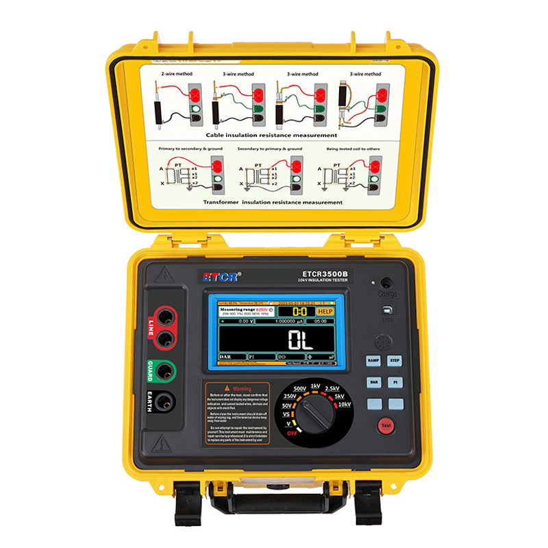 ETCR3500 High Efficiency Test Function 10kV