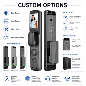 Face Recognition Fingerprint Password Card <strong>Remote</strong> Code Smart Door <strong>Lock</strong> for Stainless Steel Doors - Product Image 5