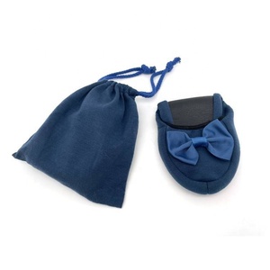 Zapatilla plegable portátil de aviación de viaje superventas, zapatillas de Jersey de fondo suave silenciosas para interiores, zapatilla de transporte de almacenamiento - Product Image 3