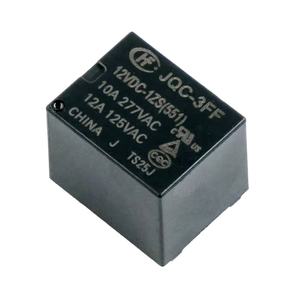 JQC-3FF/012-1ZS(551) 12V 5 Pin 10A 277VAC 30VDC HONGFA Однополюсное двойное мощное реле 277VAC 30VDC более 2 ампер - Product Image 1