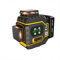 Niveau laser vert à lignes croisées G51 OEM, source lumineuse 638 nm, précision millimétrique à 5 points, clarté longue distance, garantie 3 ans