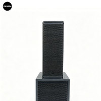 Altavoz Activo Profesional TT 515-A, Altavoces de Columna de 2 Vías con Doble Woofer de 5 Pulgadas, Sistema de Altavoces Line Array Pequeño