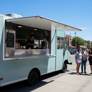 Puerta Corredera de Aleación de Aluminio de 74x40 Pulgadas para Camión de Comida, Uso en Exteriores, Resistente al Óxido, Fácil Montaje, Modelo D0100HADMSY - Product Image 2