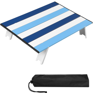 <span class=keywords><strong>Mesa</strong></span> Plegable Resistente de Aluminio para Camping y Picnic, <span class=keywords><strong>Mesa</strong></span> Auxiliar Portátil y Plegable para Viajes a la Playa - Product Image 1