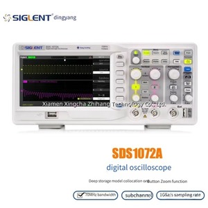 Oscilloscope numérique Siglent 2 canaux : Bande passante de 100 MHz, Fréquence d'échantillonnage de 1 GSa/s, Résolution verticale 8 bits et Plusieurs types - Product Image 3