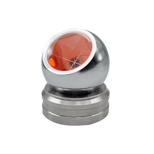 Mini-prisme en cuivre de 25,4 mm avec base magnétique pour la topographie de pistes et de sentiers, mini-prisme de mesure magnétique - Product Image 1