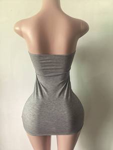 C1623 Nuevas Llegadas, Vestido Mini Sexy sin Tirantes Estilo Y2K para Mujer, Gran Venta - Product Image 6
