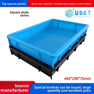 Có thể tái chế chống tĩnh phụ tùng ô tô doanh thu hộp rắn vuông Thùng nhựa cho thành phần bao bì - Product Image 2