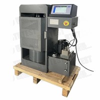 Máquina de Ensayo de Compresión Electrohidráulica 2000kN EN ASTM para Concreto en Cubo y Cilindro con Fuente de Aceite Integrada