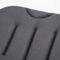 Coussin de siège de voiture premium en forme de cale - Mousse à mémoire de forme haute densité, similicuir de luxe, soulagement de la douleur sciatique pour sièges