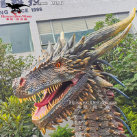 Dragon Western Animatronic réaliste fait main grandeur nature Mouvements réalistes Dragon