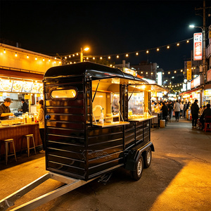 Remorque compacte avec zone de cuisson multifonction et présentoir pour un service rapide, type camion-restaurant pour chevaux - Product Image 1
