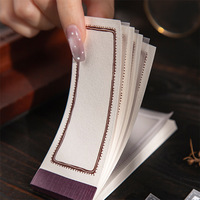 40 feuilles par paquet Série Pocket Frame : Éléments de mini-cadres bimatières pour la décoration de bullet journal et les collages