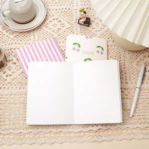 Libreta de Bolsillo A6 con Cubierta de Papel <span class=keywords><strong>y</strong></span> Logotipo Personalizado, 3 Colores, Encuadernada con Hilo Cosido, Mini Diario para Notas de Viaje - Product Image 6