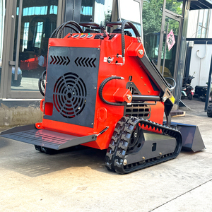 Miễn phí vận chuyển Trung Quốc các nhà sản xuất bán Kubota/Yanmar động cơ 1ton 1000kg Mini Skid chỉ đạo Bộ nạp với 4 trong <span class=keywords><strong>1</strong></span> xô - Product Image 2