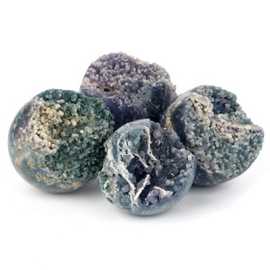 Ornamento di sfera di cristallo di melograno verde - Product Image 5