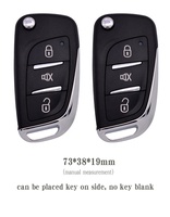 CARQSENG Télécommande d'entrée sans clé Alarmes de voiture Verrouillage centralisé et déverrouillage Immobilisateur unidirectionnel pour les voitures modèle Camry