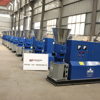 Machine à granulés d'aliments pour volailles à matrice plate électrique haute efficacité, certifiée CE, moulin à aliments pour poulets, capacité de 250 à 350 kg par heure