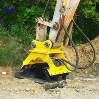 Compacteur hydraulique haute performance Ligong pour excavatrices de 1 à 50 tonnes, force de vibration stable pour fondations, sols, routes, fossés et terrains