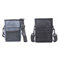 Sac de dressage pour animaux de compagnie de luxe classique avec sangle de taille et d'épaule pliable, pochette durable pour friandises pour chien, style classique pour chiots