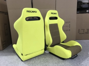 Универсальные гоночные ковшеобразные сиденья Jiabeir RECARO SR3 из синей замши с двойными направляющими для автомобиля, хит продаж - Product Image 5