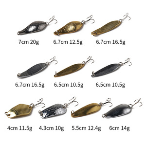 NEWUP Boîte de 10 leurres de pêche en forme de cuillère, ensemble économique - Product Image 2