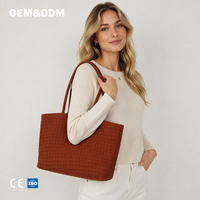 Sac fourre-tout en daim de luxe élégant 3223 H Premium avec petite pochette assortie, sac fourre-tout en daim tissé pour un usage quotidien, le bureau, le travail, les courses, les voyages