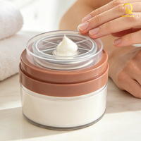 Pot cosmétique sous vide sans air de 60 g pour crème, lotion et produits de soin de la peau