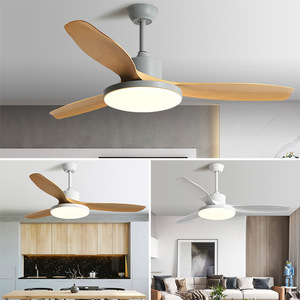 Nordic Minimalist <b>Ceiling</b> <b>Fan</b> Light 56 Inch LED Inverter Silent For Living Room Bedroom - Product Image 1