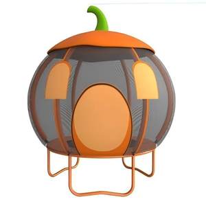 Trampolín Infantil Seguro con Red de Protección, Marco Resistente y Tapete de Salto para Jugar en el Patio Trasero - Product Image 1