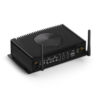 Hystou Industriële Mini Computer Intel I7-10810U Cpu Hd Ddr4 2com Rs232 Gpio Usb3.0 5G Wifi Robuust Met Koelventilator Mini Pc