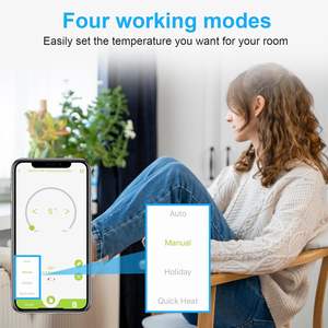 Termostato Intelligente Antela TV16, Riscaldatore Elettrico a Parete con Elemento Riscaldante PTC in Plastica, Controllo tramite App per Casa Intelligente - Product Image 2