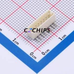 W1501100-8PW2113 Wire-to-Board Pin Header Bent Lead Through Hole,P=1.5mm Connector 1x8P 1.5mm Right Angle Insert ZH - Product Image 1