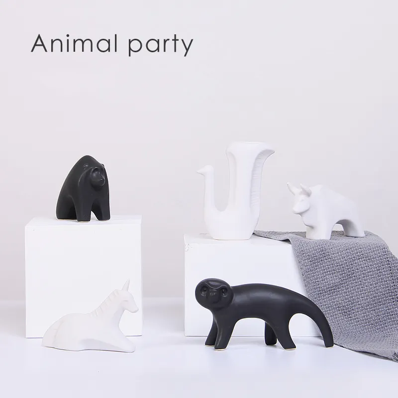 Nordic decoration home accessories creative animals party decorations items