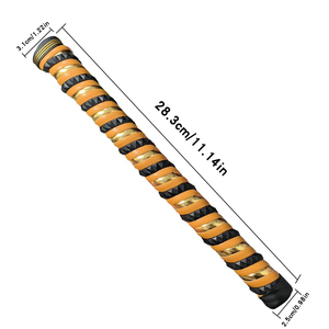Poignée antidérapante en cuir PU pour club de golf de parc, poignée enveloppée de diamants, noyau multicolore de 16.5mm pour golf de parc - Product Image 2