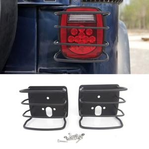 Cubierta Protectora Metálica para Luces Traseras, para TJ YJ CJ Wrangler 1997-2007, Kit de Carrocería, Accesorios para Auto - Product Image 1