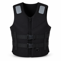 Gilet de sauvetage adulte et enfant en PVC épaissi, gonflable, étanche, pour la natation en extérieur, la flottabilité, le rafting, la plongée avec tuba et la pêche